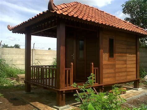 Ya, desain rumah tradisional berbahan kayu. Rumah Kayu Minimalis Desain Jepara