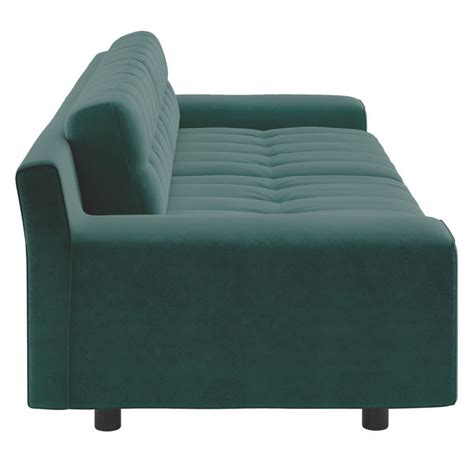 By Product :: Seating :: Hendricks Emerald Green Velvet 3 Seater Sofa