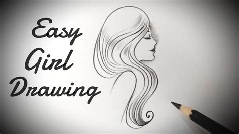 How To Draw A Girl Easyside Face Viewdrawing Girl Face Sketch Easy