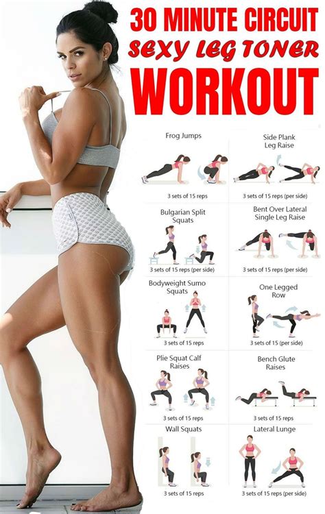 Pin By Nourish Move Love Health F On 30 Minute Workouts Leg Toner Workout Leg Workout