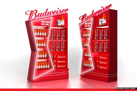 Posm Budweiser On Behance Beer Display Pos Display Display Design