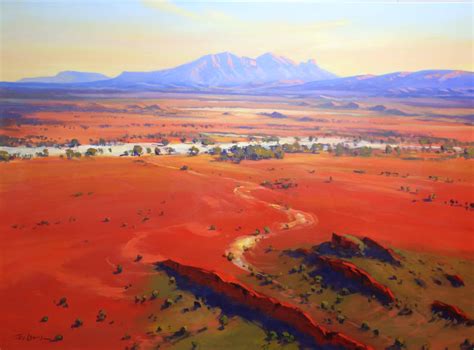 Australian Outback Paintings By Ted Lewis