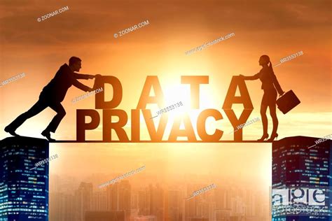 Data Privacy Concept In Modern It Technology Stock Photo Picture And