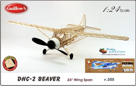 Dhc 2 Beaver Guillows 305 124 24inch Wing Span Balsa Wood Kit New