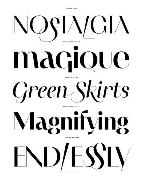 Pf Marlet Edgy Elegant And Probably The Ideal Font Of The Month