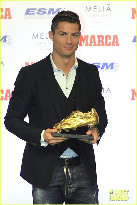Cristiano Ronaldo Receives Third Golden Boot Award Of His Career