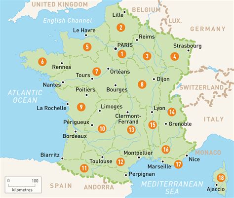 Maps Of France With Cities Free Printable Maps