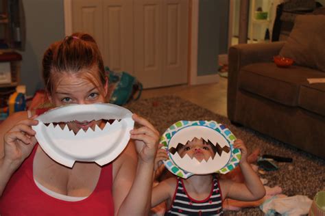 Paper Plate Shark Jaws