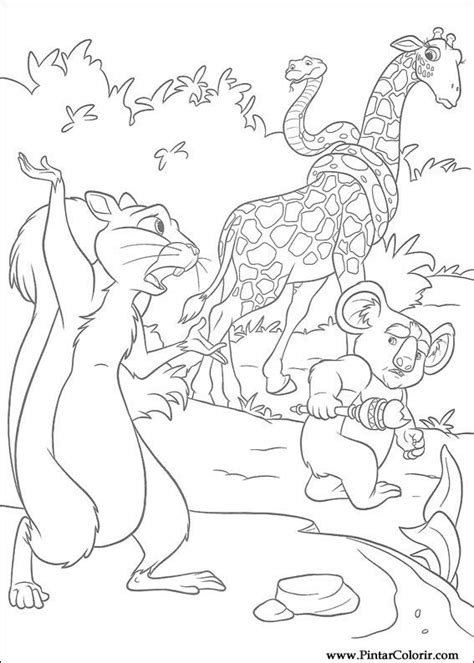 Desenhos Para Pintar e Colorir Selvagem Imprimir Desenho 036