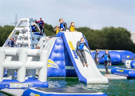 kent s first inflatable water park opens at action watersports in lydd romney marsh