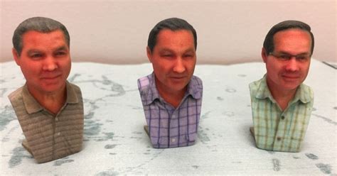 3D Human Busts Figurines From Photos To Custom Exact 3D Printed
