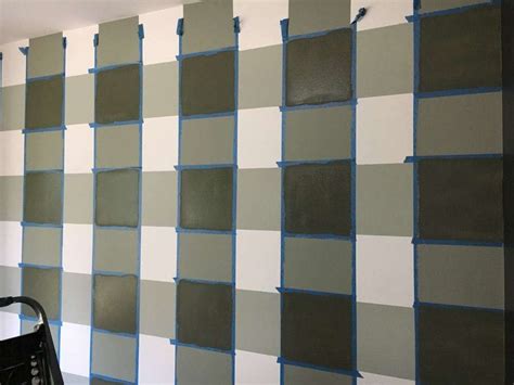 5 Tips For Painting A Buffalo Check Wall — The Learner Observer