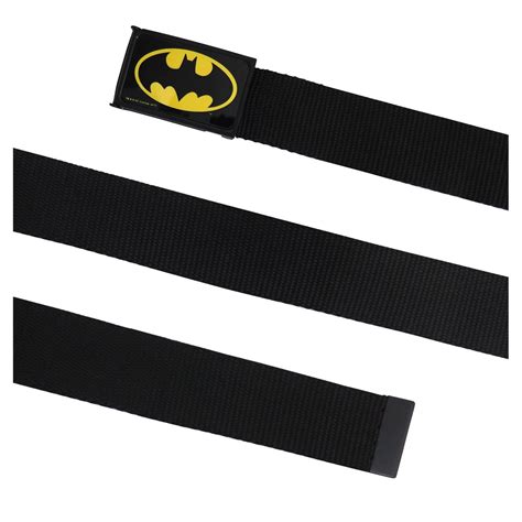 Batman Classic Symbol Black Web Belt