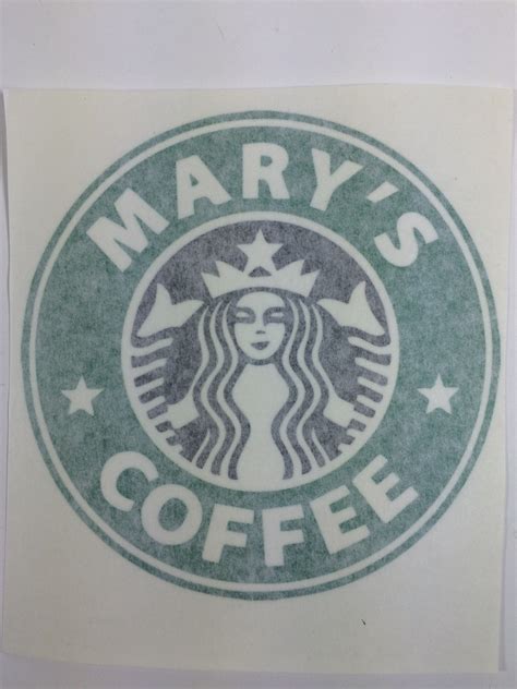Custom Starbucks Logo Vinyl Decal