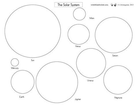 The Solar System Free Printables From Child