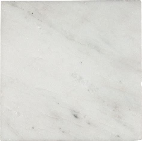 6x6 Arabescato White Carrara Honed Marble Tile