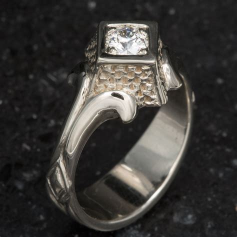 Hunt Country Jewelers Diamond In 18k White Gold Decorative Ring