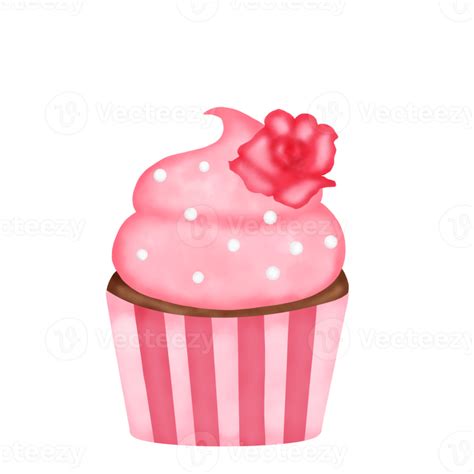 Cupcakes De San Valentin Acuarela 17229071 Png