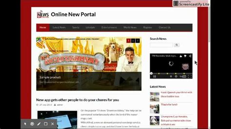 Online News Portal Advance Php And Mysql Project Source Code Php