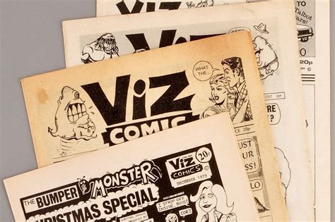 This Rare Collection Of Viz Comics Has Sold In Newcastle Auction For £