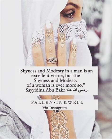 Shyness And Modesty Is An Excellent Virtue Islam Women Islam