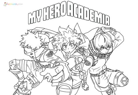 Discover Anime Coloring Pages Mha Latest In Cdgdbentre