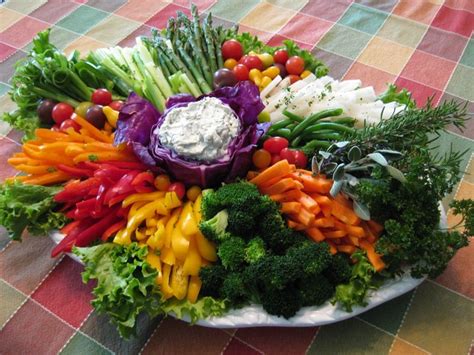 Vegetable Crudités Platter Pictures Cookeatshare Vegetable Platter