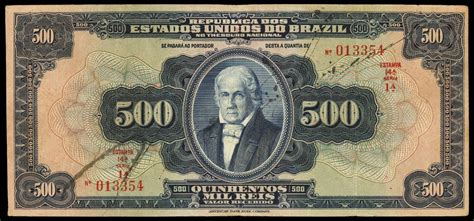 Value of paper money notes. Brazil 500 Mil Reis banknote 1925|World Banknotes & Coins Pictures | Old Money, Foreign Currency ...