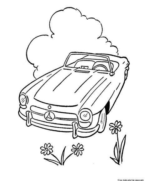 Convertible Coloring Page Coloring Pages