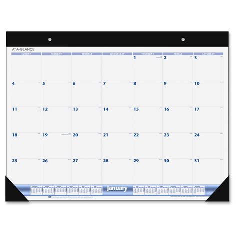 At A Glance 12 Months Desk Pad Calendar Ld Products