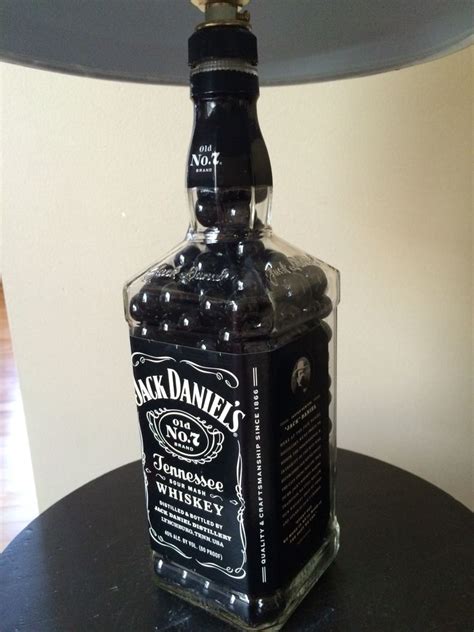 Jack Daniels Lamp Rebottled Repurposed Bottle Lamps