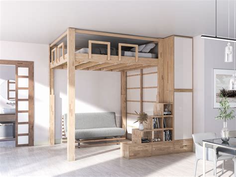 Loft Beds For Normal Ceiling Heights Shelly Lighting