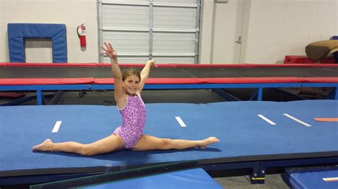 Charlotte Gymnastics Academy Showing Off That Left Split