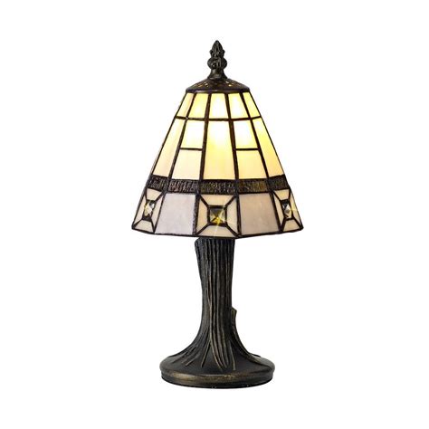 Check spelling or type a new query. Small Handcrafted Tiffany Table Lamp in Cream/Grey with ...