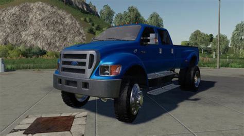 Мод авто Ford F650 Lifted V10 для Farming Simulator 2019 2017 2015