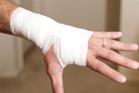How To Wrap A Wrist With Athletic Tape Bandaged Hands Wrist Injury