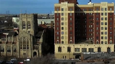 Downtown Gary Indiana Drone Incredible Footage Broadway Abandoned