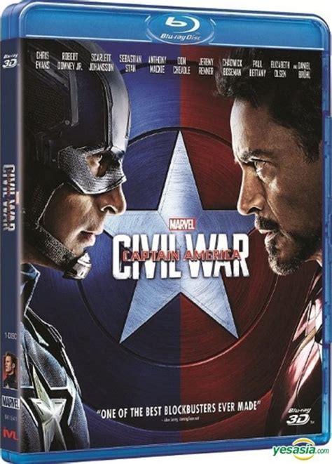 Yesasia Captain America Civil War 2016 Blu Ray 3d Hong Kong