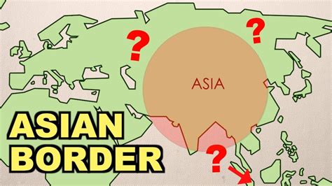 Continent Of Asia Border