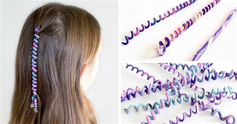 Polymer Clay Spiral Hair Wraps Dabbles And Babbles