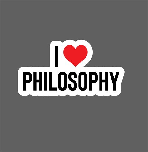 I Love Philosophy Vinyl Sticker For Laptop Or Water Bottle Etsy