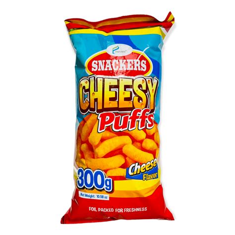 Prifood Snackers Cheesy Puffs Cheese Flavour 300g Shopifull