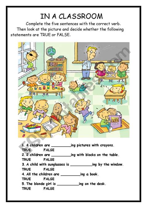 True Or False Worksheet