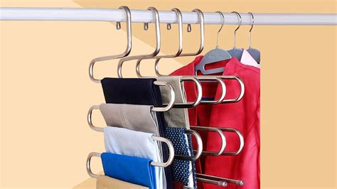 storage and organization amkufo 10 pack space saving hangers magic hangers closet organizer metal