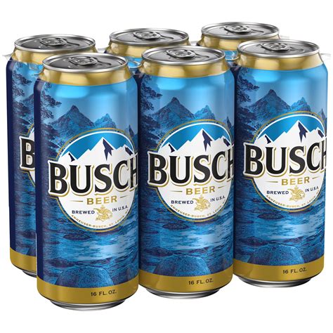 Busch Beer 6 Pk Cans Shop Beer At H E B