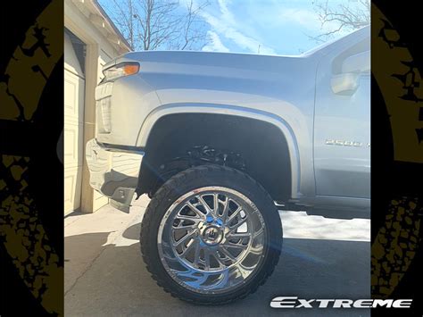 2020 Chevrolet Silverado 2500 Hd 24x14 American Truxx Wheels 35x13