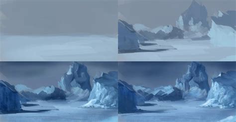 How To Paint Arctic Environmental Concept Art Concept