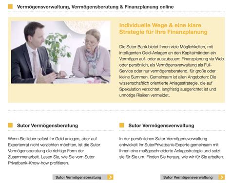 Thus, the world of professional asset. Sutor Bank Erfahrungen 2020 » Meinungen mit Bewertung im Test!