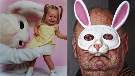 Evil Easter Bunnies In Terrifying Family Photos Wicked Horror