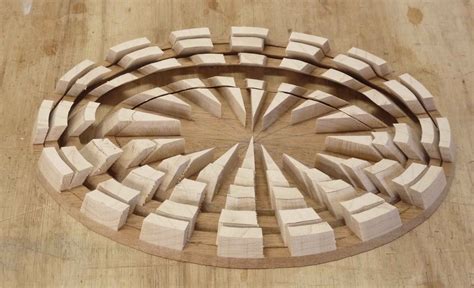 The one pictured above is cut from 1/4 thick wood. Scroll Saw Bowls: Oval open segmented bowl